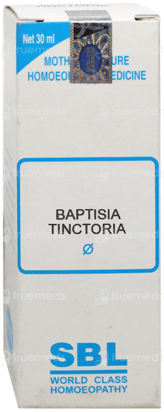 Sbl Baptisia Tinctoria Q Mother Tincture 30Ml